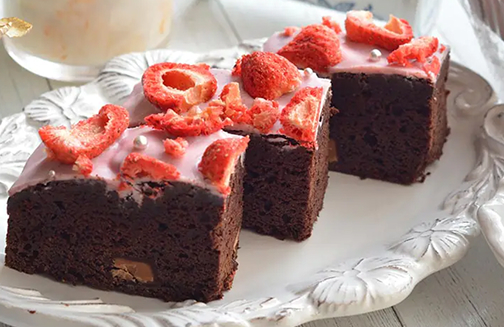 いちごチョコブラウニー