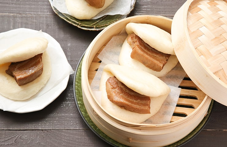 手作り豚角煮まん