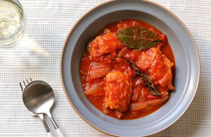 鶏肉のトマト煮